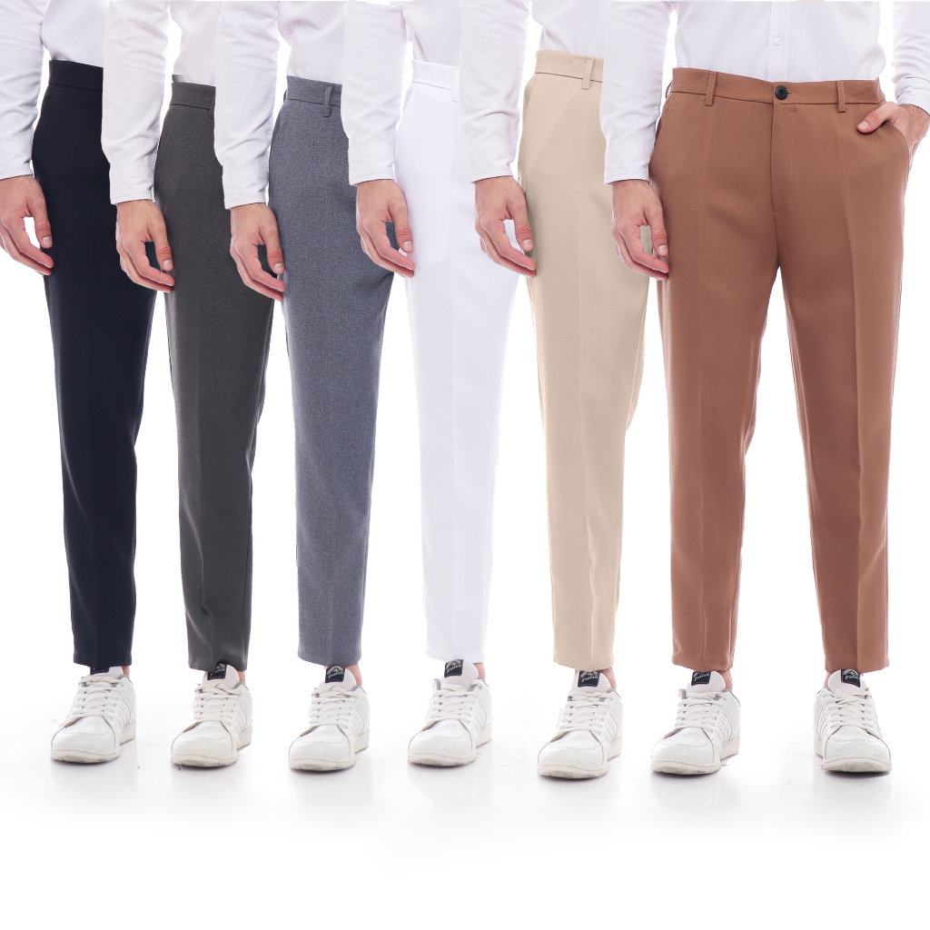 DZARGO - Celana Ankle Pants Pria (formal, bahan, kantor, kain, kerja) panjang slimfit
