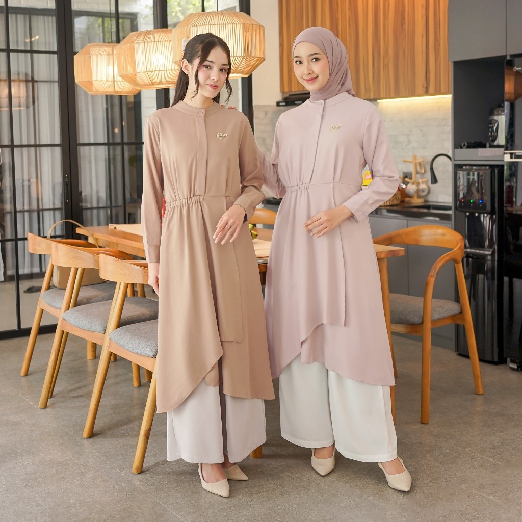 Ederra Celisa Tunic / Atasan Wanita / Tunik Polos