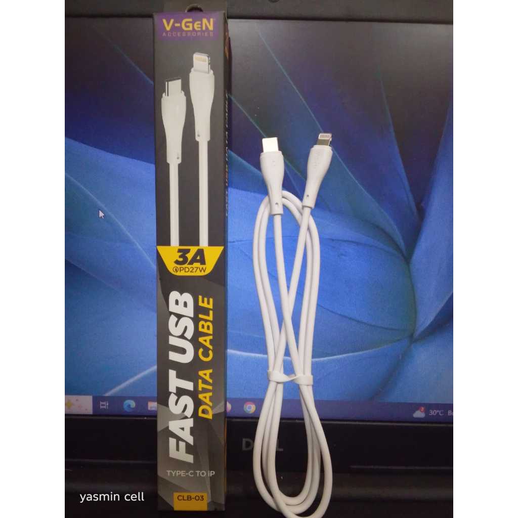 VGEN CABLE CLB-03 TYPE-C TO LIGHTNING