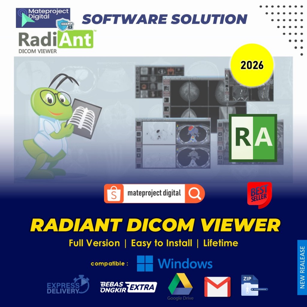 RadiAnt DICOM Viewer 2023.1 Full Software DICOM-PACS Image Viewer
