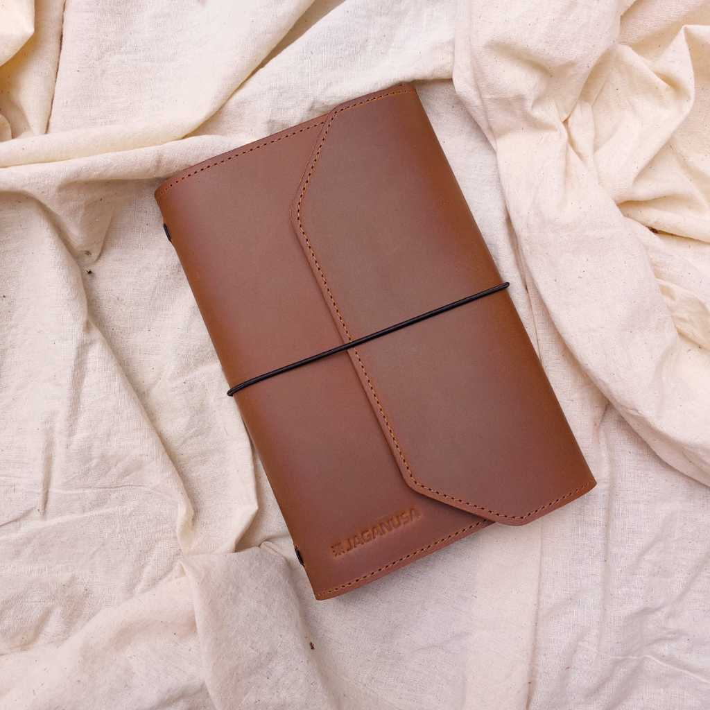 Leather Journaling A5 Buku Agenda Kulit Sapi Asli