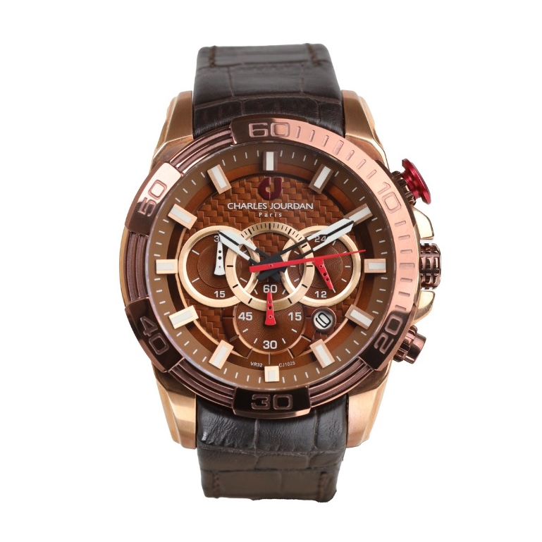 Jam Tangan Charles Jourdan  Jam Tangan Pria CJ1025-1542C Diameter 50mm Original