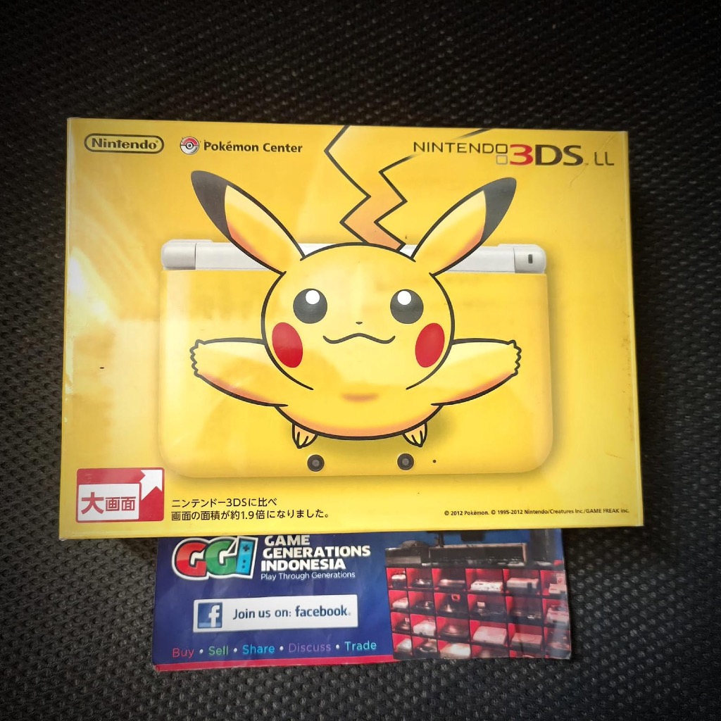 Nintendo 3DS XL Pikachu Yellow Limited Edition NEW