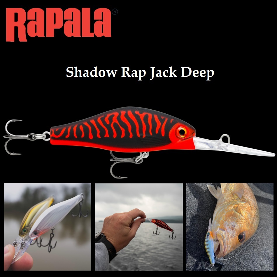 Lure Rapala Shadow Rap Jack Deep - Umpan Minnow Casting & Trolling SDRJD05 5cm SJRD07 7cm