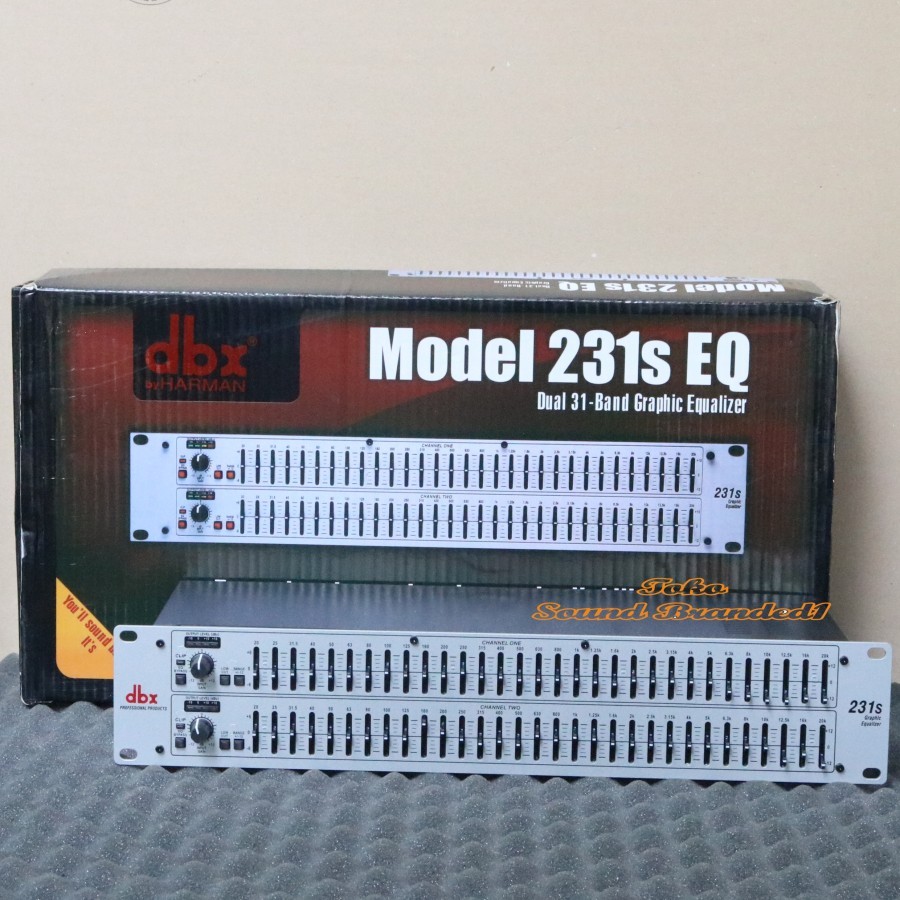 DBX Equalizer 231 S / EQ DBX 231s - SILVER