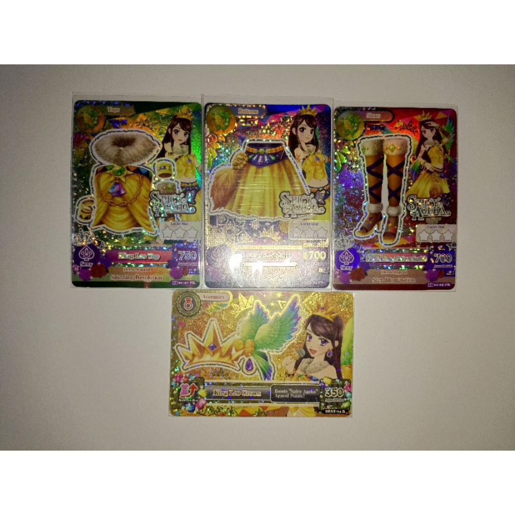 Kartu Aikatsu Premium Ran King Leo Coord Set