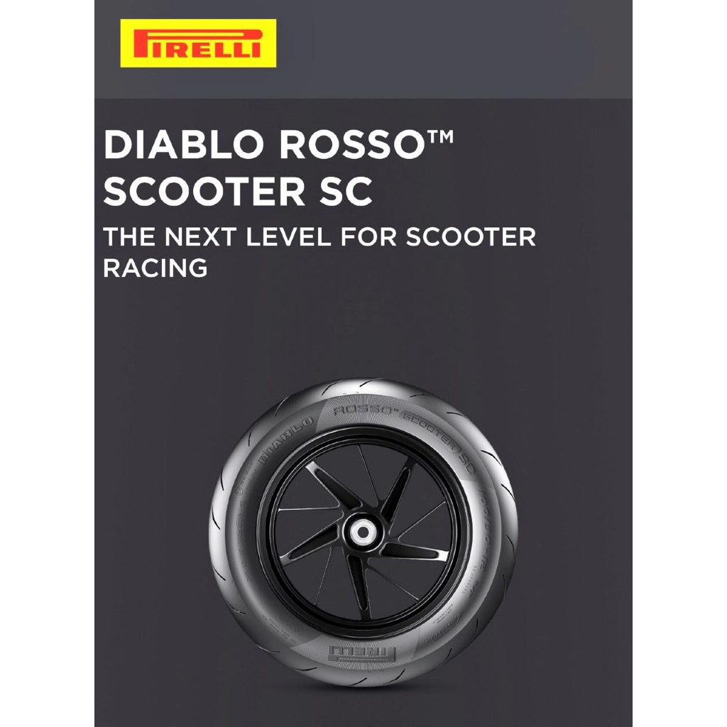 Ban Balap Road Race Honda All New Scoopy Pirelli Diablo Rosso Scooter SC Soft Compound 120/80-12 ( B