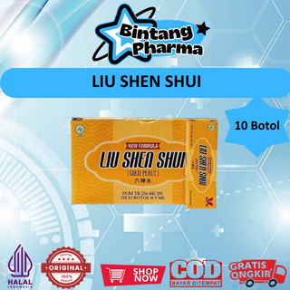 LIU SHEN SHUI (1 KOTAK ISI 10 BOTOL) - MENGATASI SAKIT PERUT, MUAL DAN MUNTAH