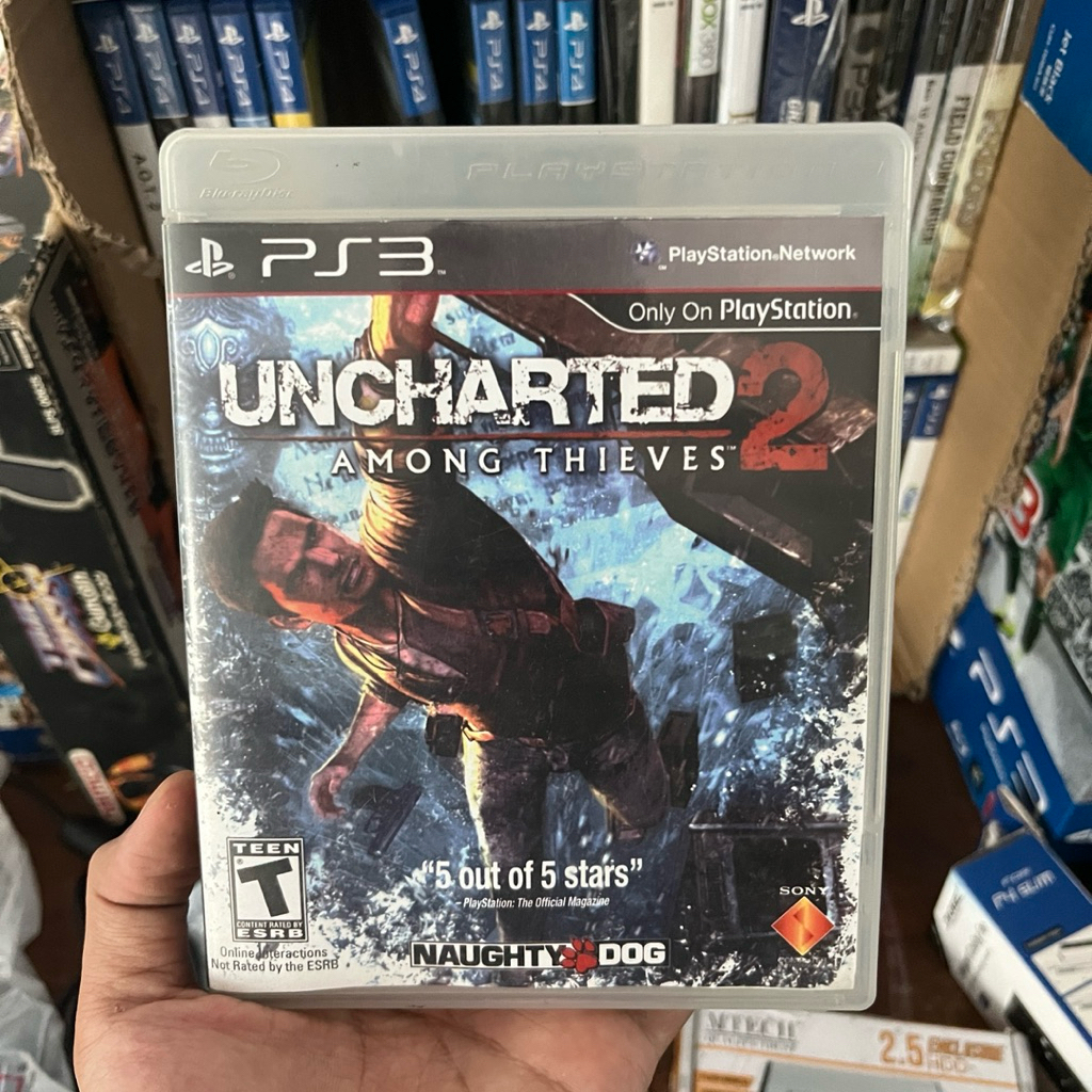 Uncharted 2 Among Thieves PS3 kaset bd game ori ps 3