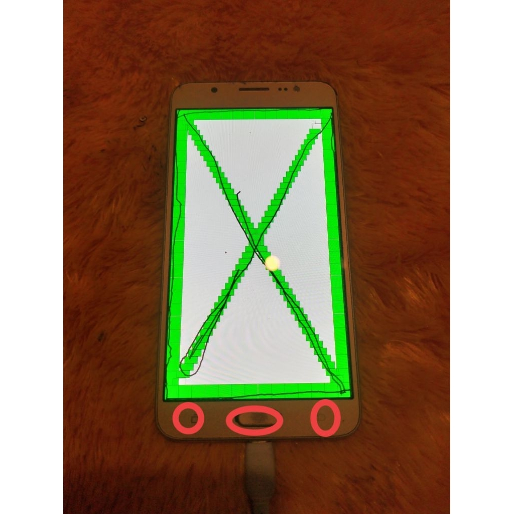 lcd touchscreen Samsung j7 2016 j710f copotan