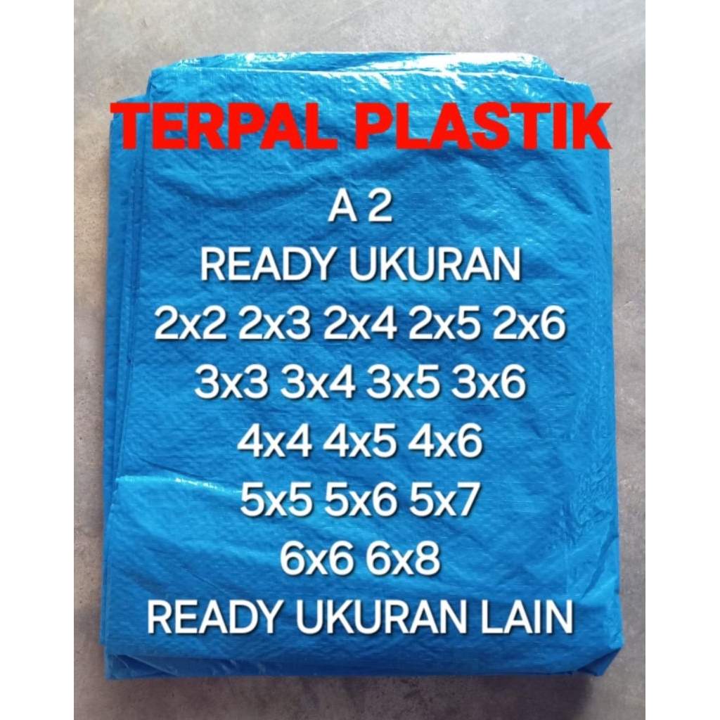 Terpal Plastik A2 3x10 4x10 5x10 meter / terpal jadi / terpal kolam ikan