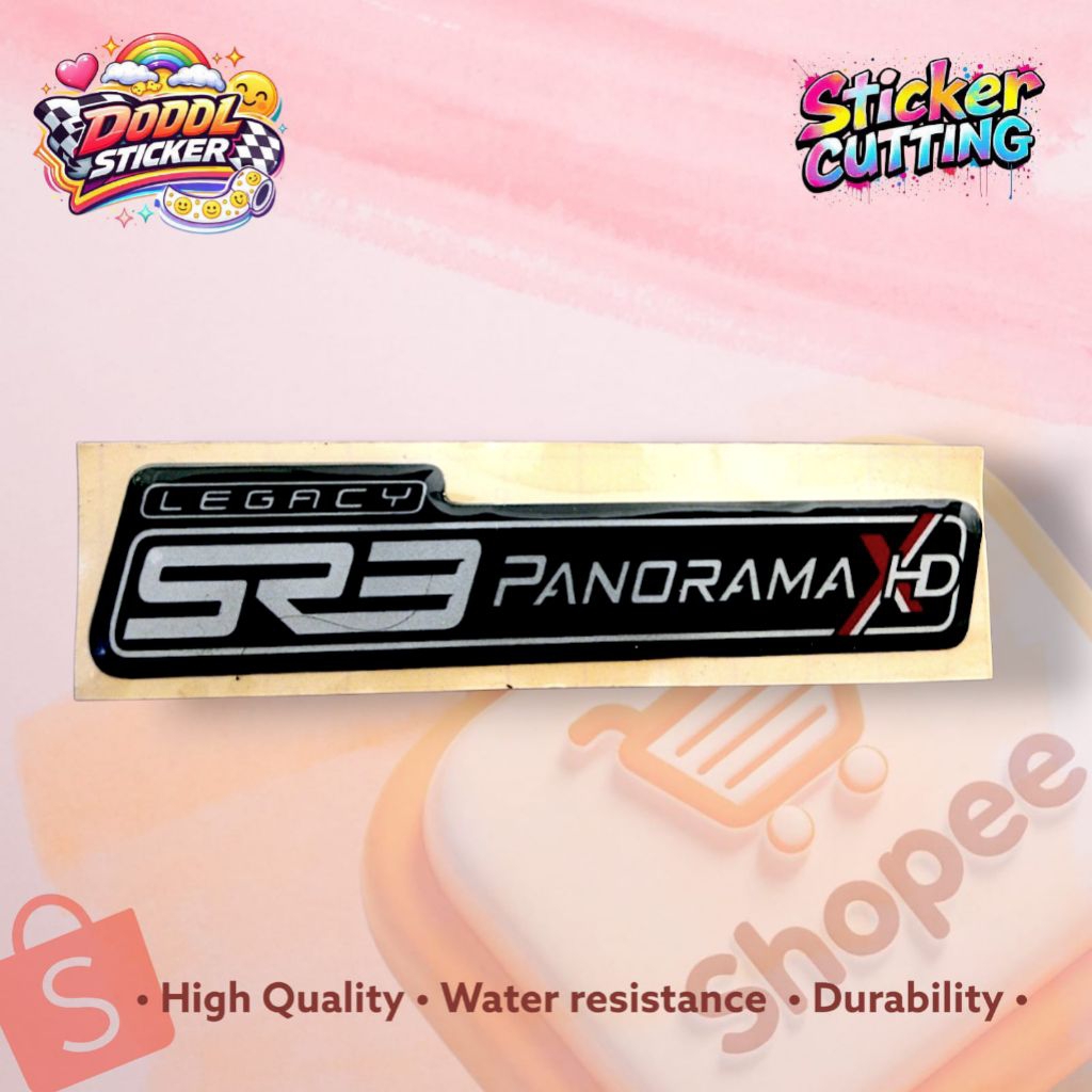 Sticker Cutting Racing Timbul SR3 Panorama XHD
