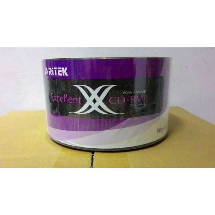 CD-RW Ritek / cd rw blank / cdrw kosong Ritek Bulk pack