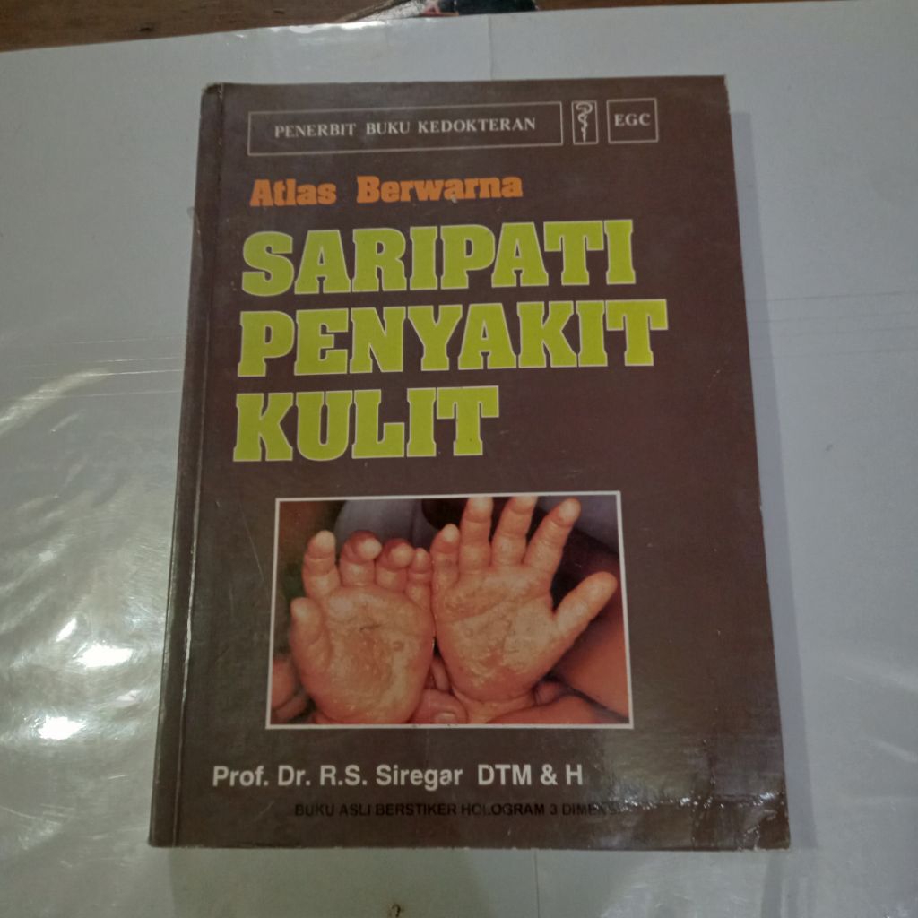 Buku BEKAS ORI-ATLAS BERWARNA SARIPATI PENYAKIT KULIT