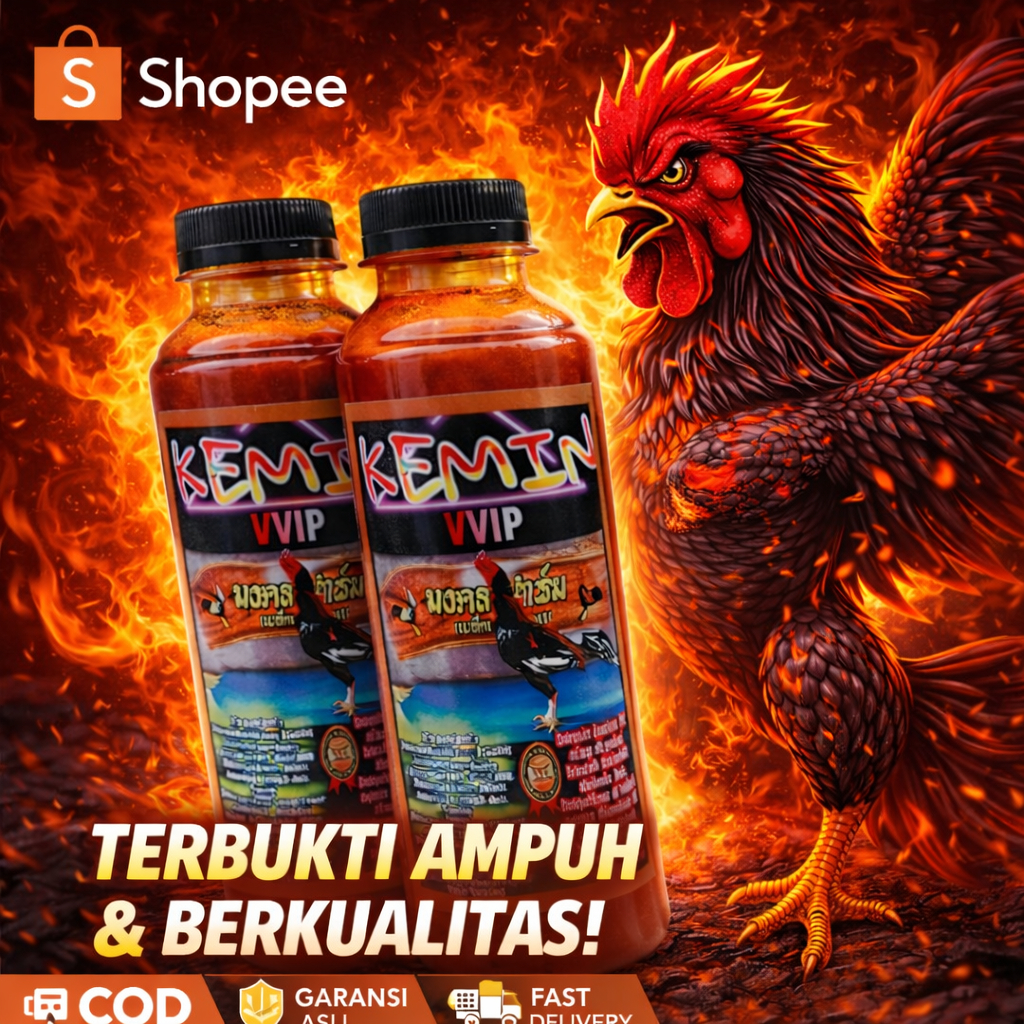 JAMU AYAM ADUAN KEMIN MERAH KHUSUS AYAM LAGA 250ML