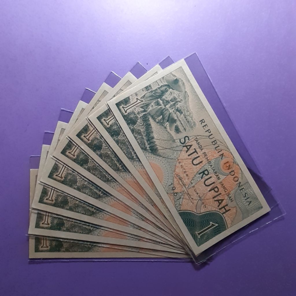 uang kuno 1 rupiah tahun 1961