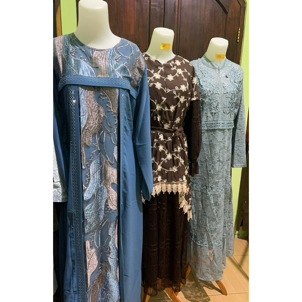 NEW KHUSUS GAMIS MIDI BRUKAT DAN BORDIR TOZZO