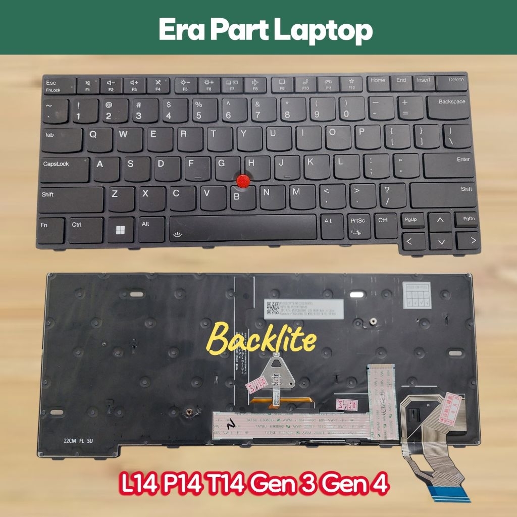 Keyboard Len ThinkPad L14 P14 T14 Gen 3 Gen 4 Backlite
