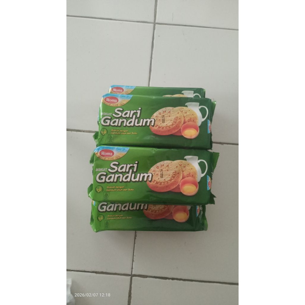 ROMA BISKUIT SARI GANDUM 240 gr - Roti Roma sari Gandum