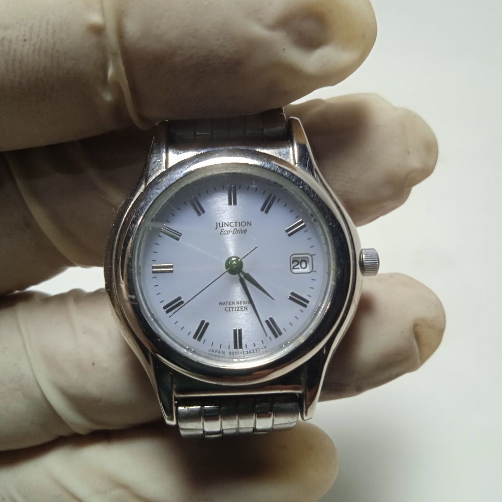 jam tangan second original wanita citizen eco drive solar