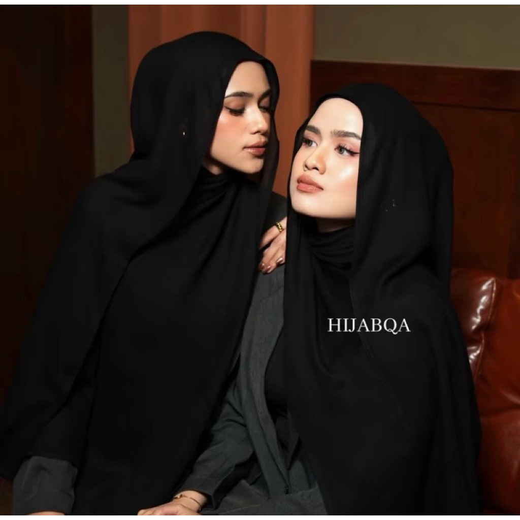 HIJABQA pashmina viscose black vol3