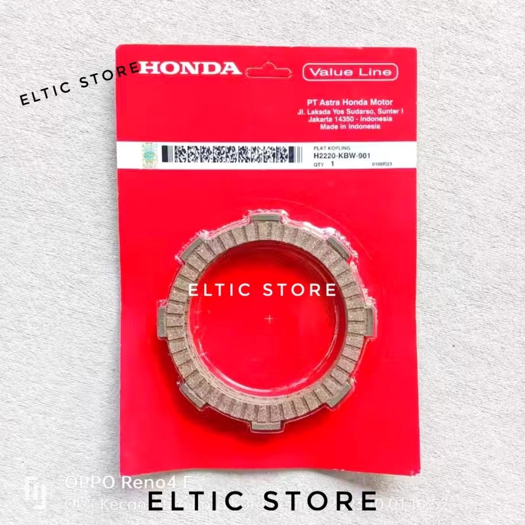 Kampas Kopling Honda Tiger 2000/Tiger Revo Original AHM