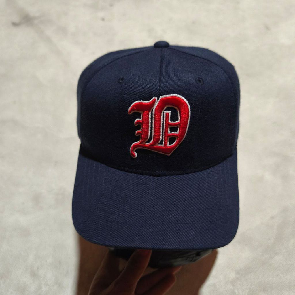 Topi snapback pria dickies navy