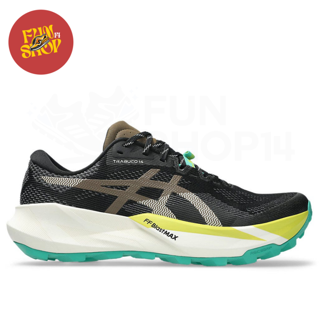 Sepatu Lari Pria Asics GEL-TRABUCO 14 Men's Trail Running Shoes Black/Clay Canyon - 1011C166.001