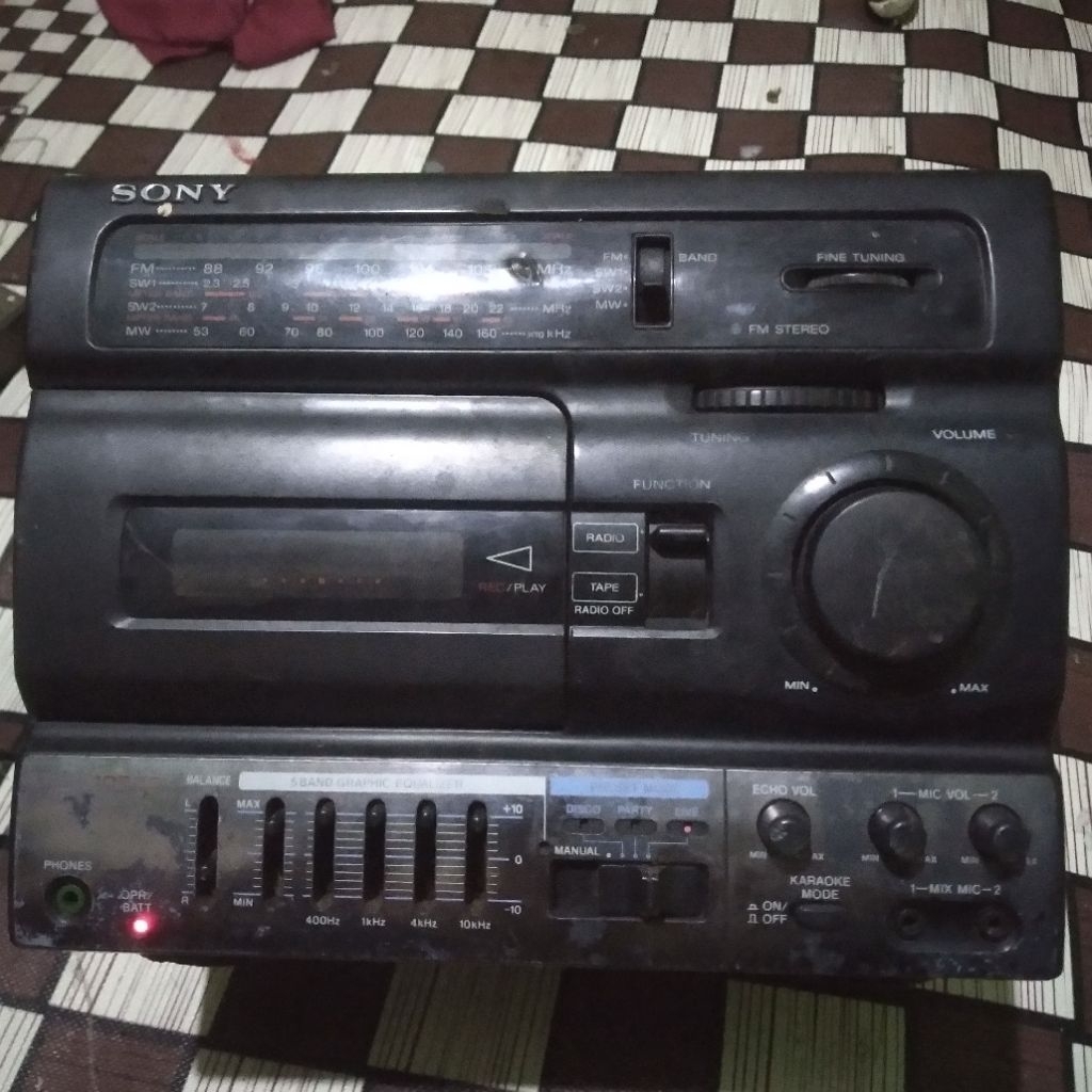 head radio compo sony  jadul murah meriah