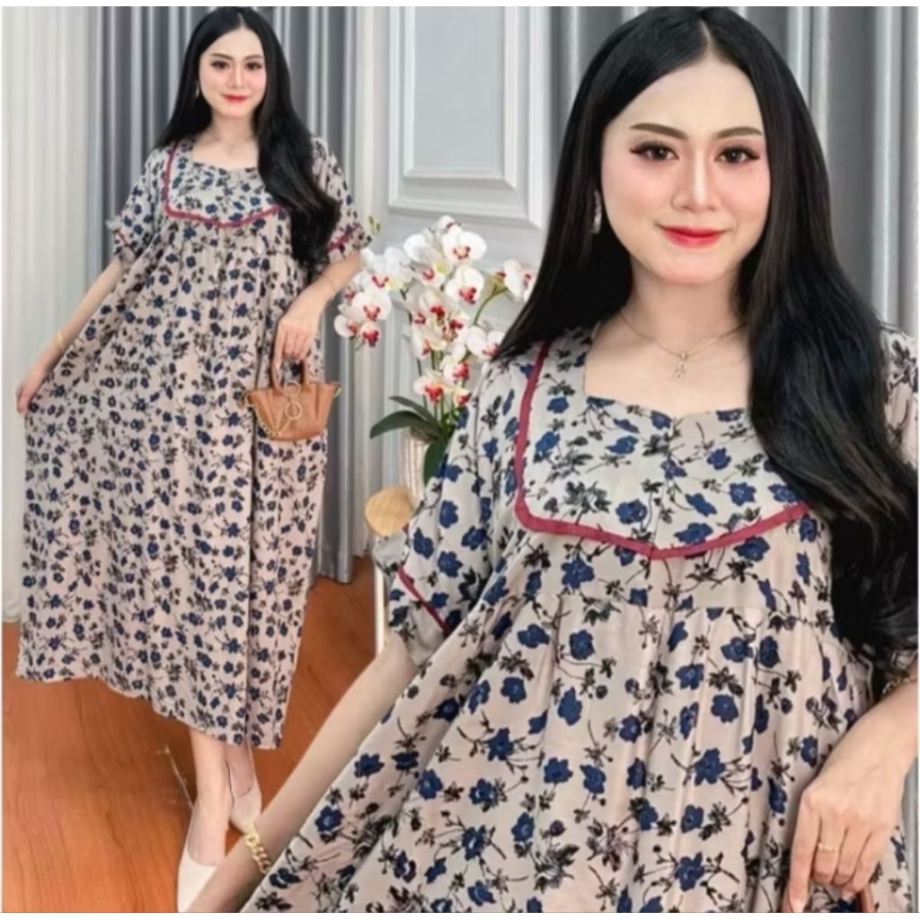 Daster Jumbo Kekinian Ld 120 Busui Bumil Friendly