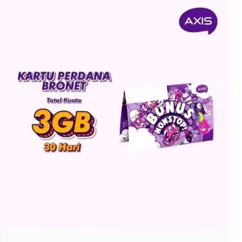 KARTU PERDANA AXIS 3GB