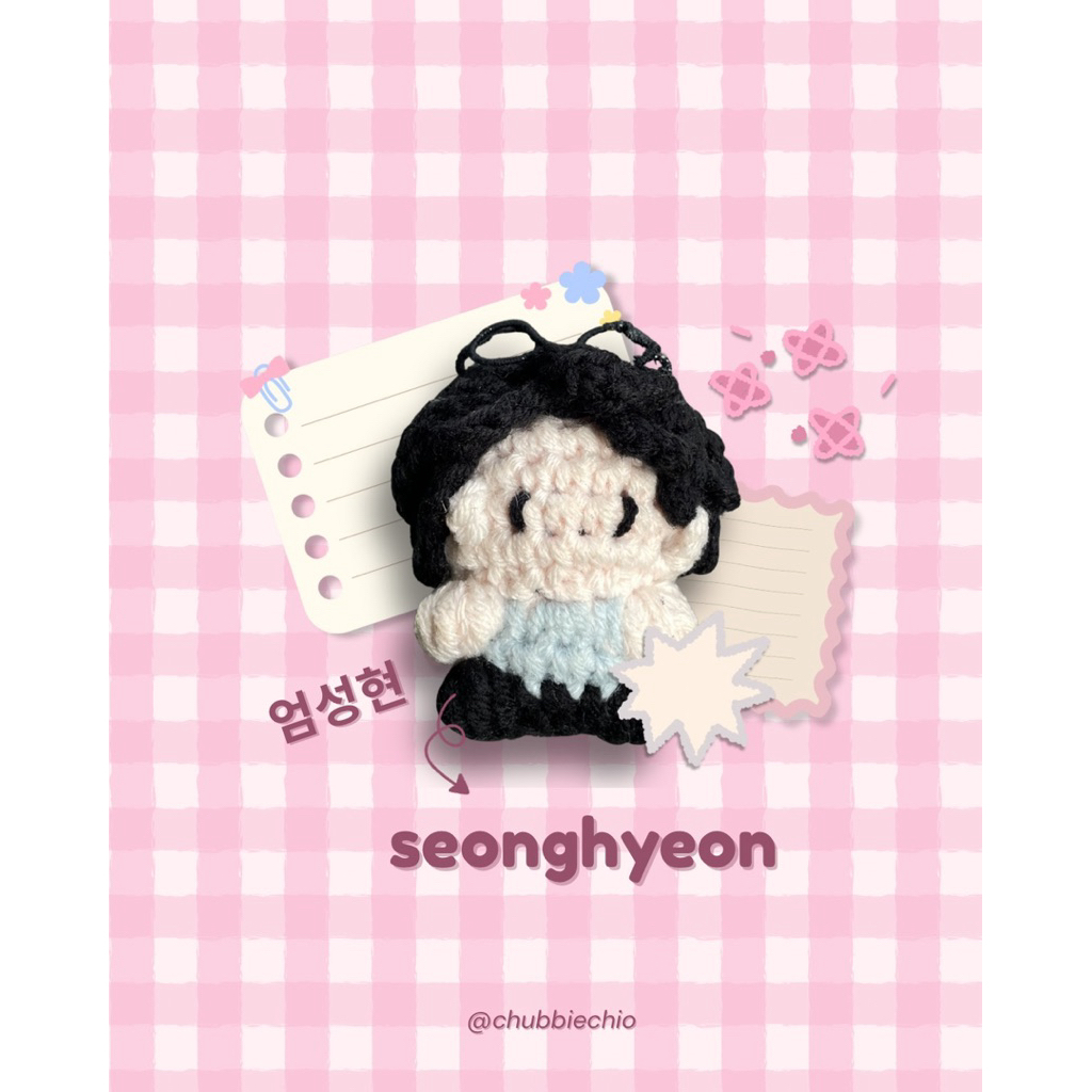 seonghyeon - cortis | crochet keychain