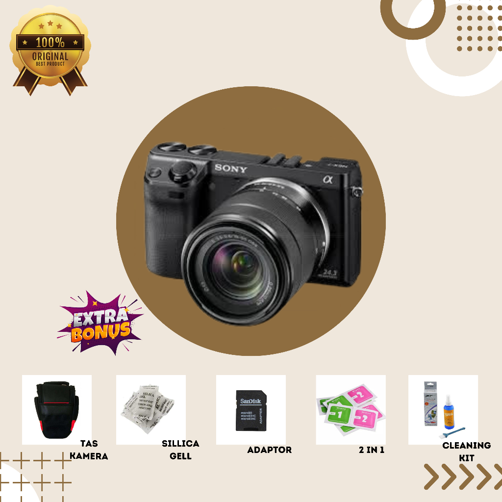 [KAMERA MIRRORLESS] SONY NEX7 BLACK MULUS SECOND BERGARANSI ORIGINAL