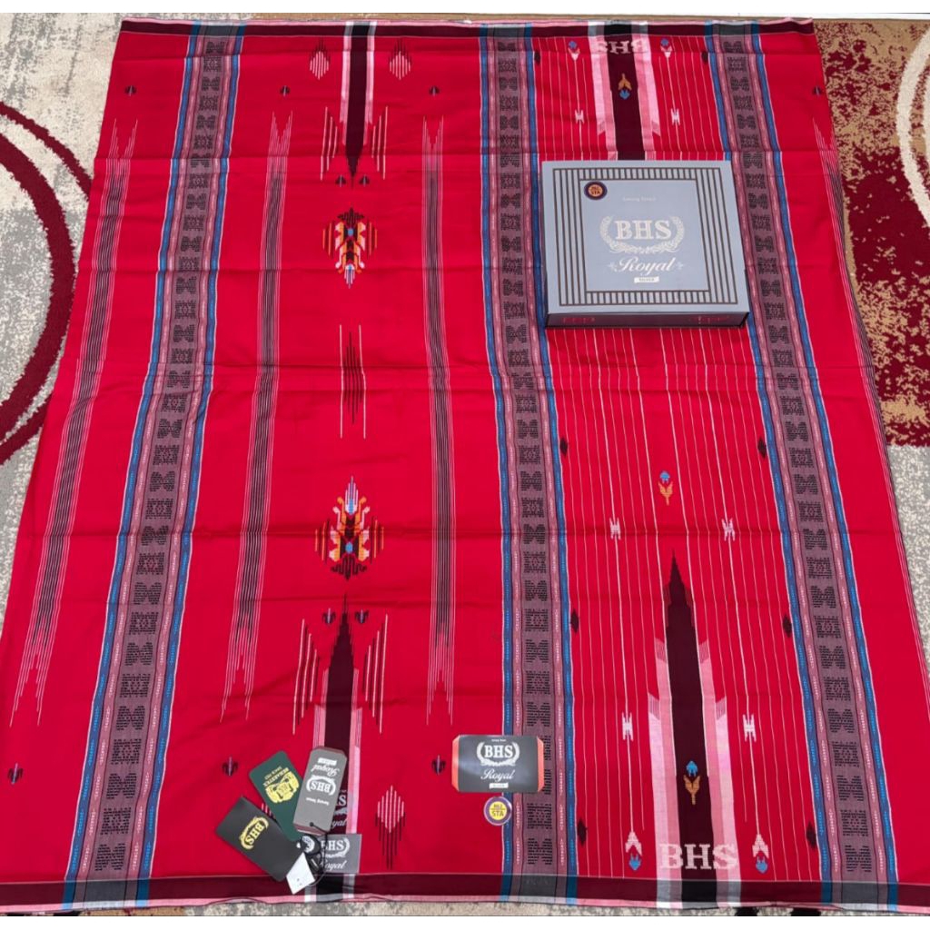 SARUNG BHS ROYAL STA GRADE SILVER JAHIT TENGAH