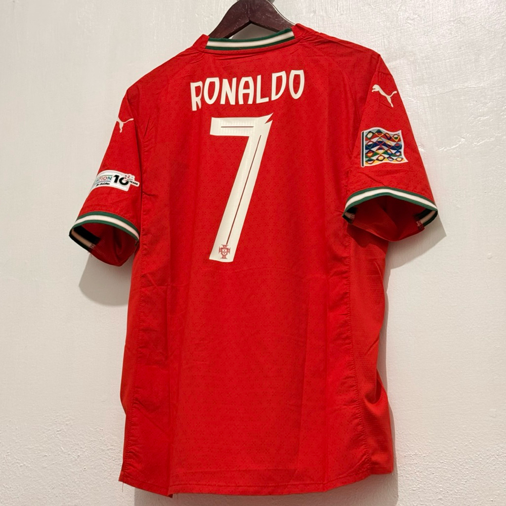 JERSEY PORTUGAL HOME 2025 PLAYER ISSUE SHORTSLEEVE HIGHQUALITY - RONALDO