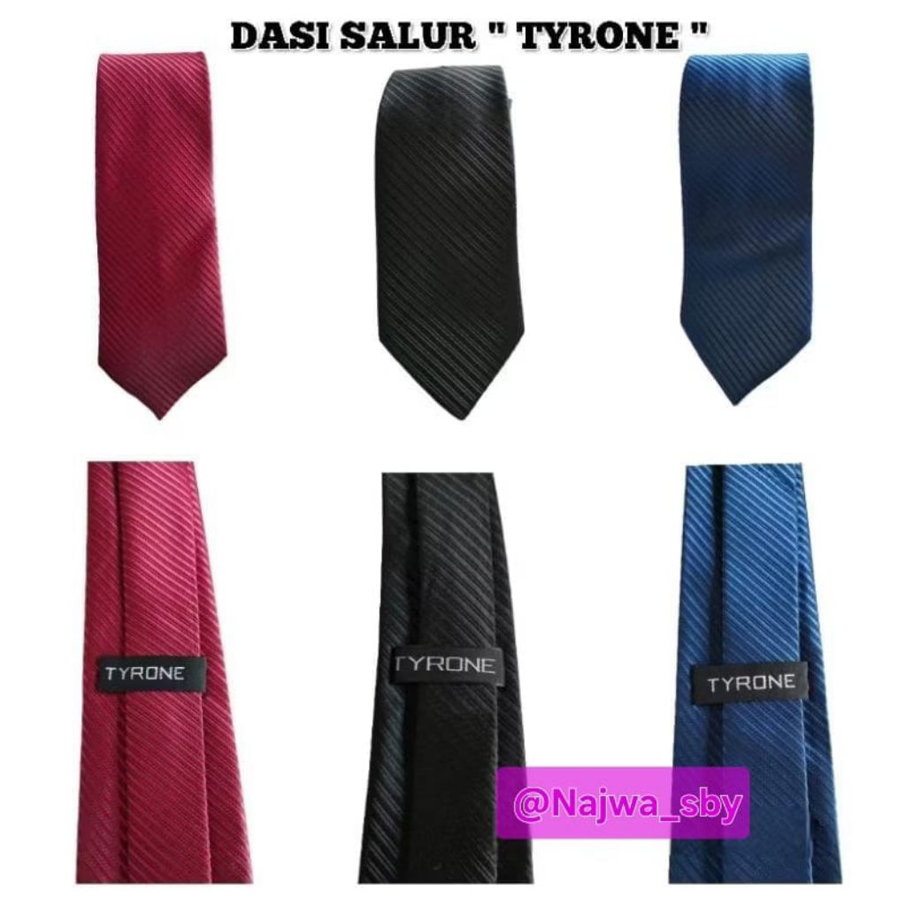 DASI POLOS SALUR WARNA TYRONE untuk Kerja atau Magang