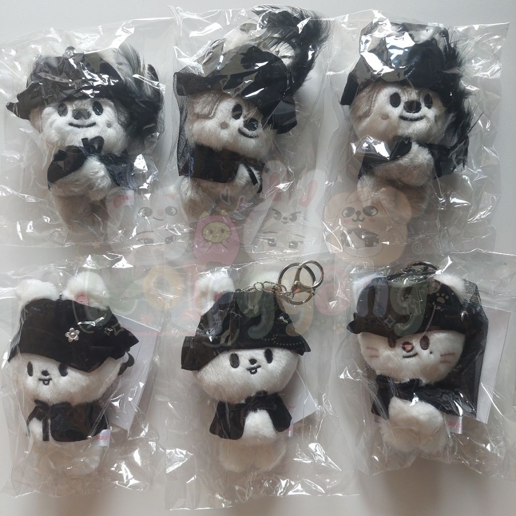 SKZOO 10 CM 10CM PLUSH DOLL COSTUME MAGNET PLUSH KEYRING WOLFCHAN LEEBIT JINIRET STRAY KIDS NO POB P