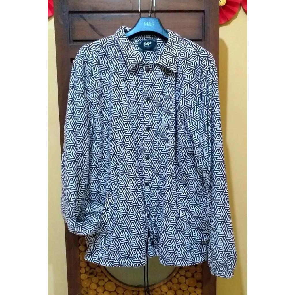 MOTIF CORDUROY ERIGO CASUAL JACKET GY-GA