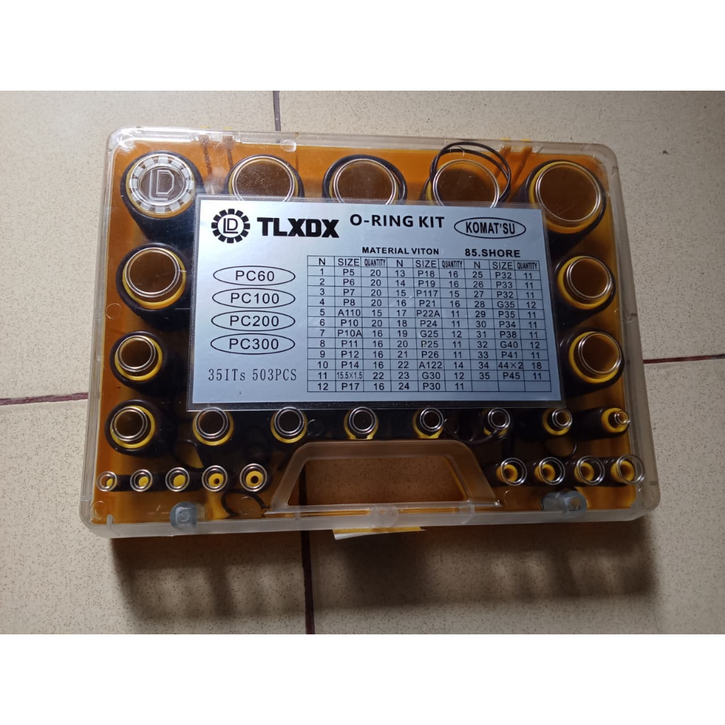 ORING BOX KOMATSU VITON/O-RING KIT KOMATSU VITON
