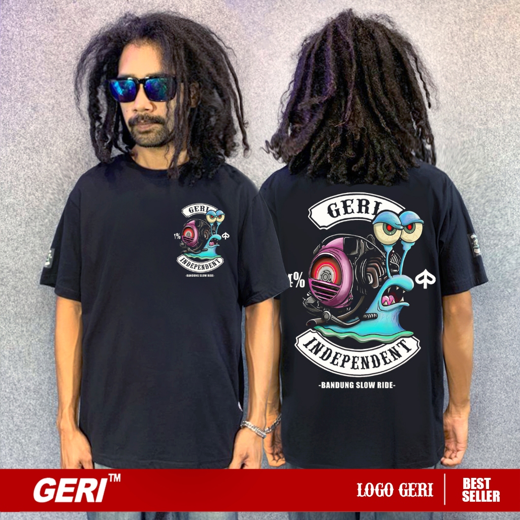 Kaos Vespa Geri original - Logo 4