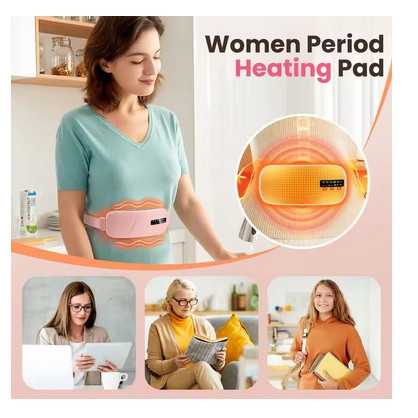 Menstrual Heating Pad Heated Massage Belt Menstrual Pain Relief
