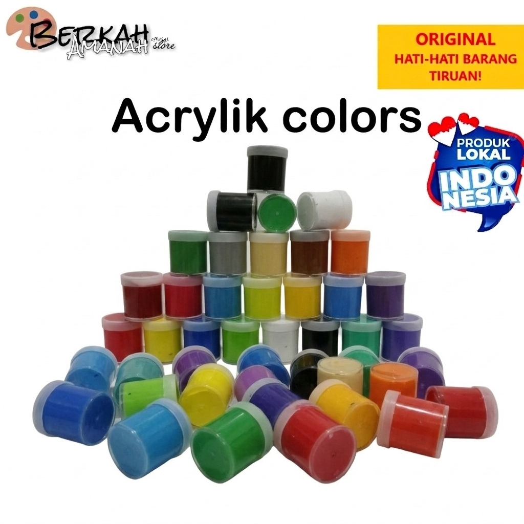 cat lukis akrilik 20ml satuan