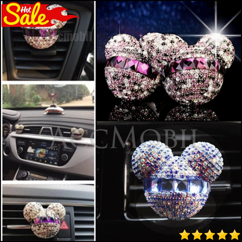 Parfum Jepit AC Mickey Mouse Full Bling Bling Premium Series