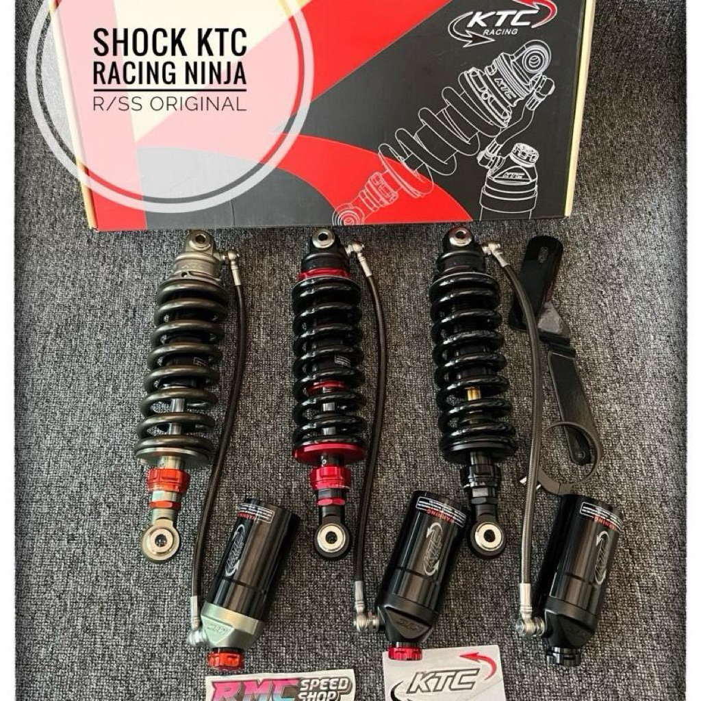 SHOCK KTC RACING NINJA R SS UKURAN 305mm orginal klik aktif / Shock belakang Ktc Ninja R / Ss ori