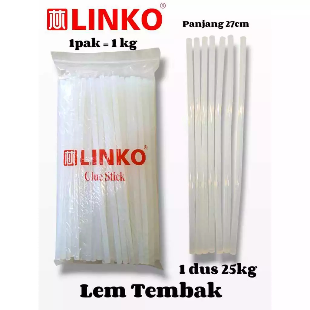 1pak Isi Lem Tembak Kecil 1kg / Lem Bakar Kecil 1kg Linko / ISI LEM TEMBAK