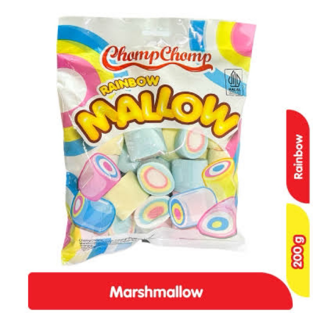 Marshmallow 200Gr toasted friendly Mallow Marsmellow Untuk Dubai Chewy Cookie Marshmallow Plain Mars