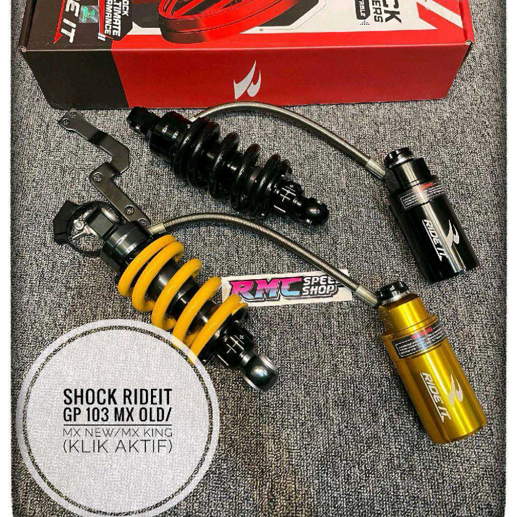 SHOCK RIDEIT Gp Ride it Gp 103 mx king / mx dd / mx old original klik aktif