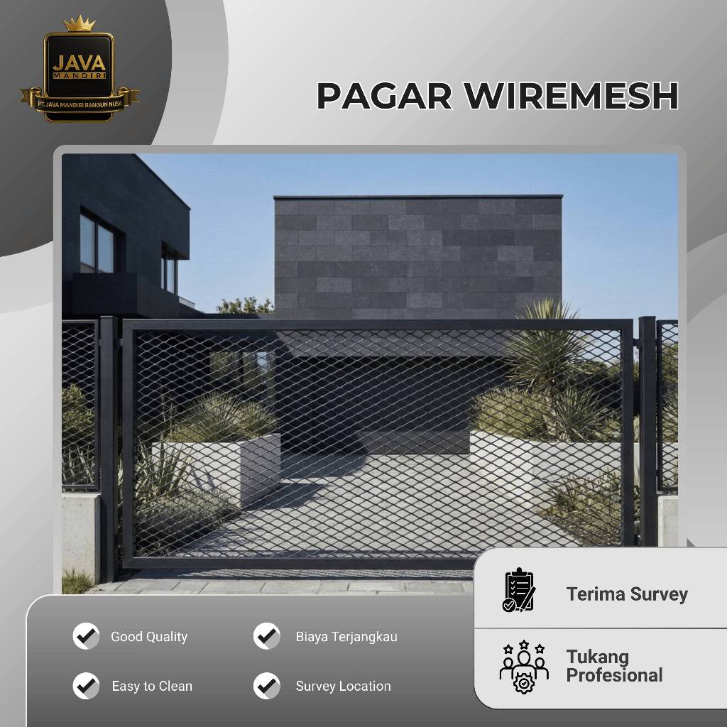 Pagar Wiremesh Minimalis Custom