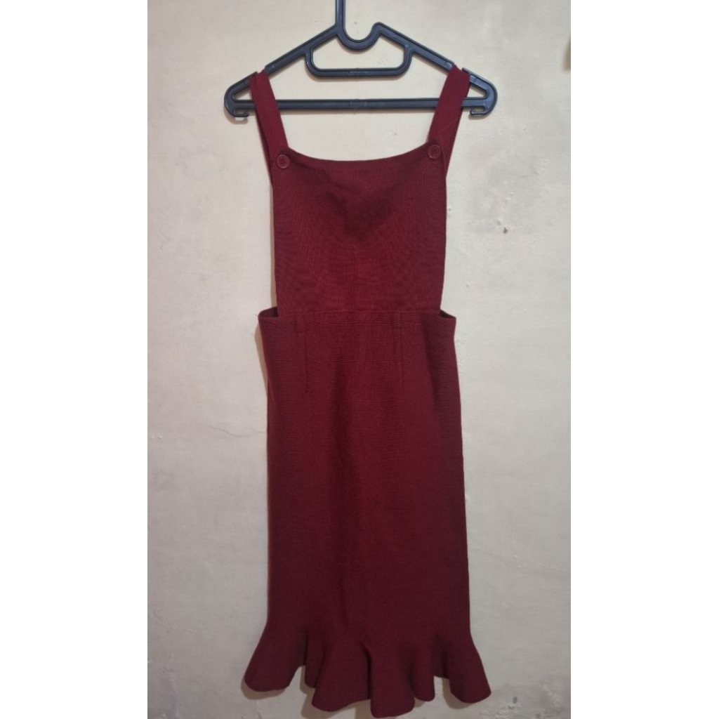 jumpsuit merah
