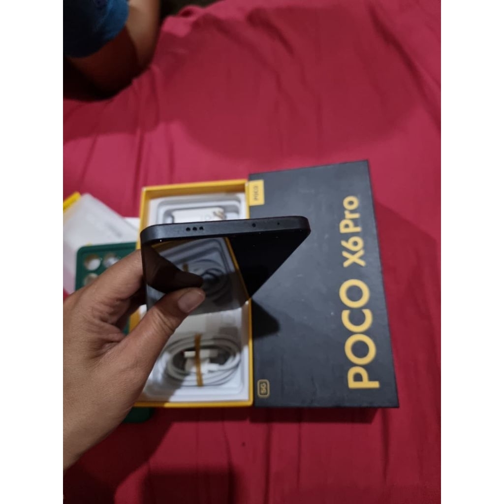 Jual hp bekas POCO X6 PRO 12/512 5g likenew istimewa garansi jalan